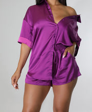 Load image into Gallery viewer, Satin Cutie Short Set - Real Black N Beyond