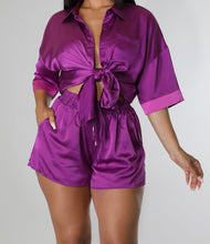 Load image into Gallery viewer, Satin Cutie Short Set - Real Black N Beyond