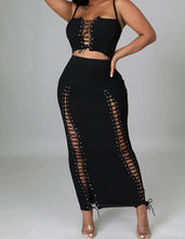 Load image into Gallery viewer, String Him Along Skirt Set