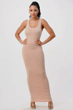 Load image into Gallery viewer, Muscle Tank Maxi Dress Khaki
