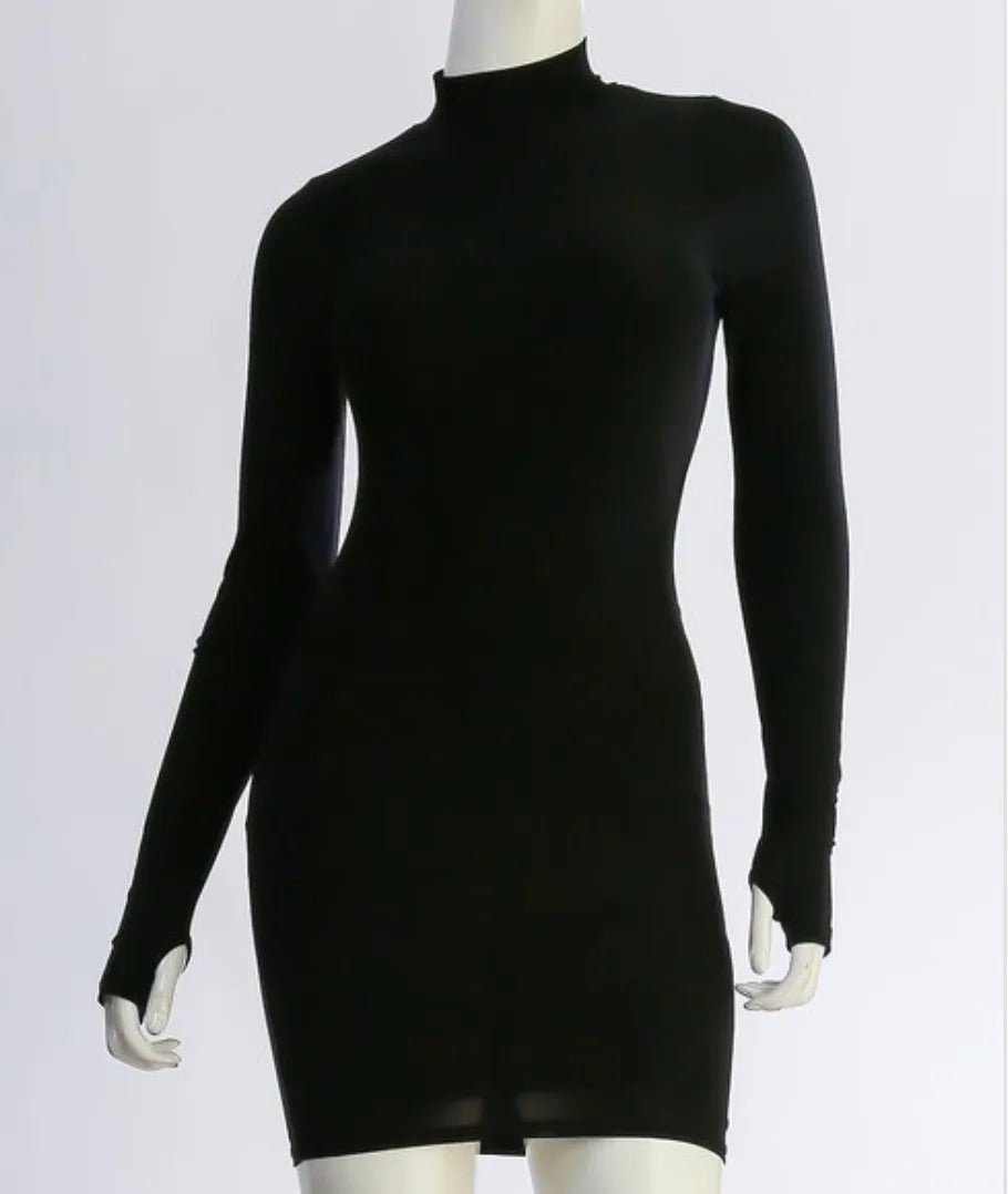 Back To The Basics Mini Dress - Real Black N Beyond