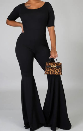 Bell Lady black jumpsuit - Real Black N Beyond