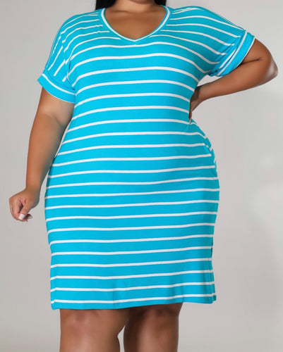 Brunch Chill Dress PLUS - Real Black N Beyond