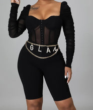 Load image into Gallery viewer, I’m Ready Corset Romper - Real Black N Beyond
