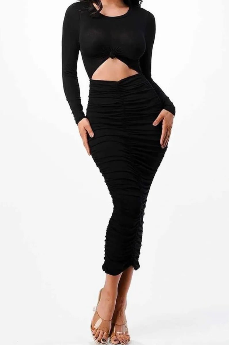 Not a set Dress Black - Real Black N Beyond