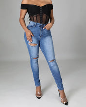 Load image into Gallery viewer, Off The Shoulder Corset Bodysuit
