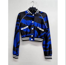 Load image into Gallery viewer, Zebra Stripe Button Jacket
