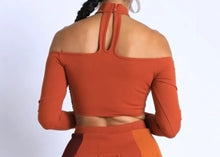 Load image into Gallery viewer, Set It Off Orange Skirt Set
